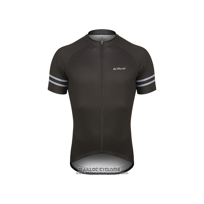 2021 Maillot Cyclisme de Marchi Noir Manches Courtes et Cuissard